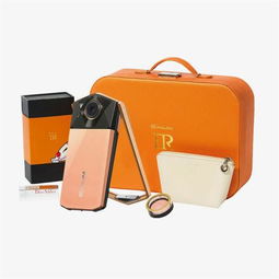 璀璨之约 卡西欧EX-TR600 限定幻彩礼盒版橙色数码相机